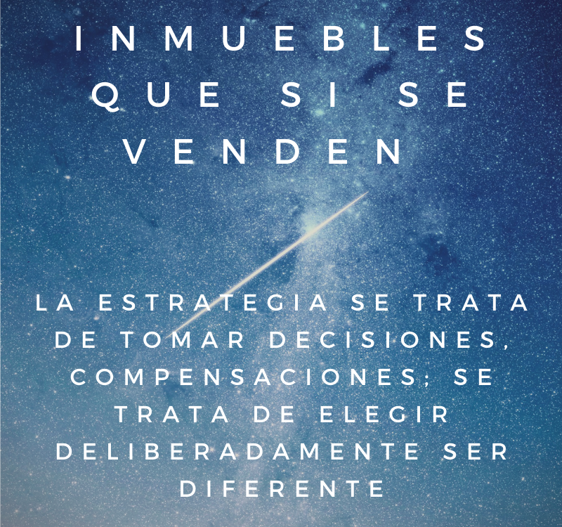 MERCADO DE INMUEBLES QUE SI SE VENDEN